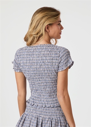 Aletta double check top Blue Neo Noir 